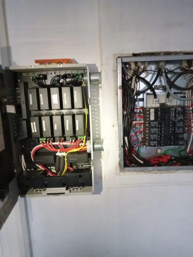 Electrical panel upgrade completed for Ring Doorbell Installation in Sandy